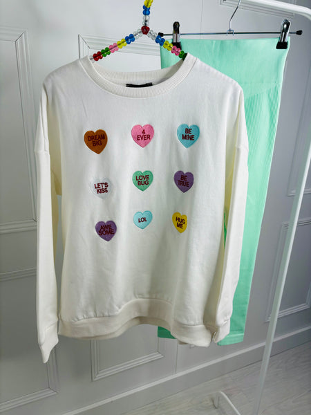 Love Heart Sweets Sweatshirt