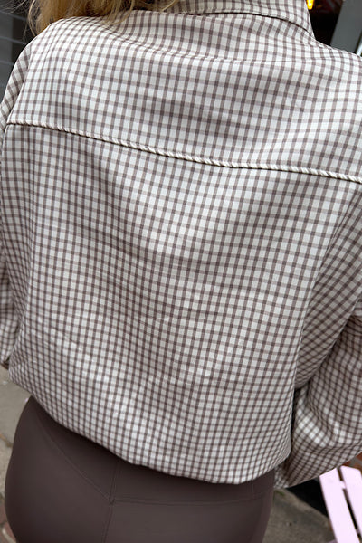 Lottie Gingham Check Lightweight Jacket (3 Colours)