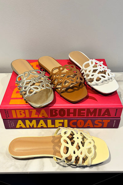 Lily Motif Sliders (4 Colours)