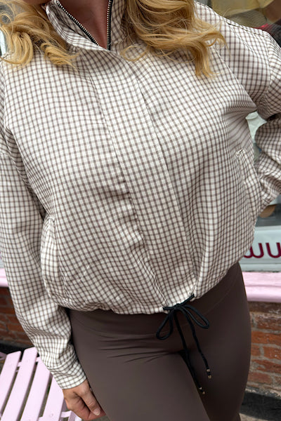 Lottie Gingham Check Lightweight Jacket (3 Colours)