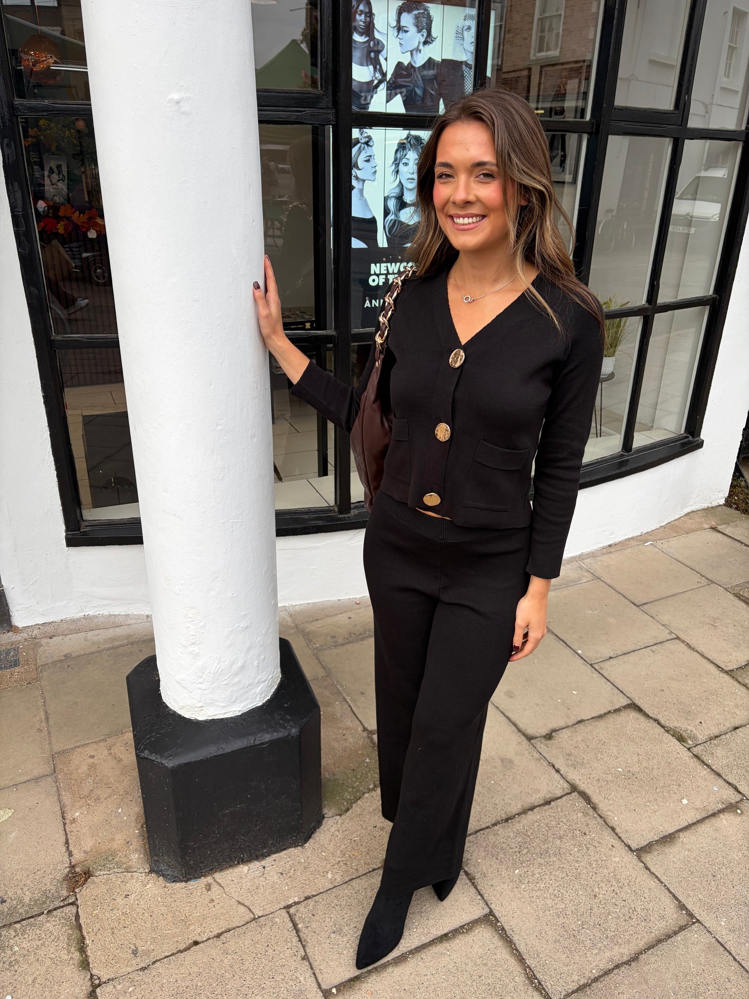 Sasha Knitted Trouser And Top Co-ord