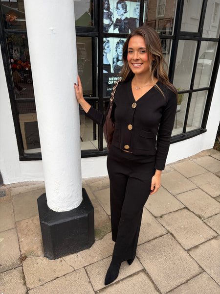 Sasha Knitted Trouser And Top Co-ord