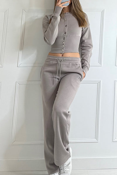 Luna Button Up Jumper & Jogger Co-Ord (4 colours)