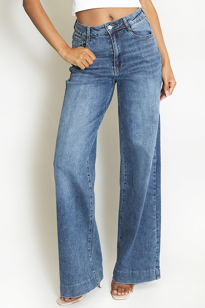 Maisie Wide Leg Stretch Jeans
