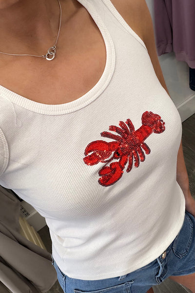Lobster Sequin Vest