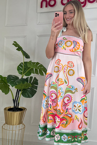Costa Rica Tie Shoulder Dress