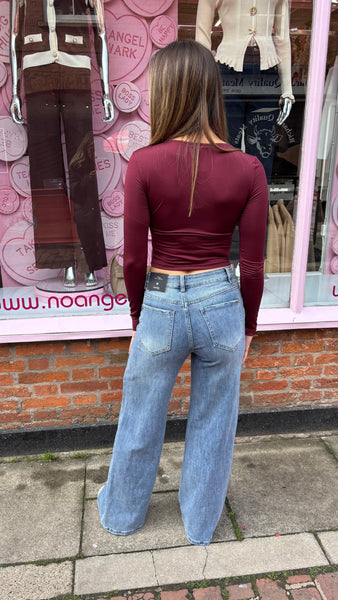 Suzie Wide Leg Stretch Jeans