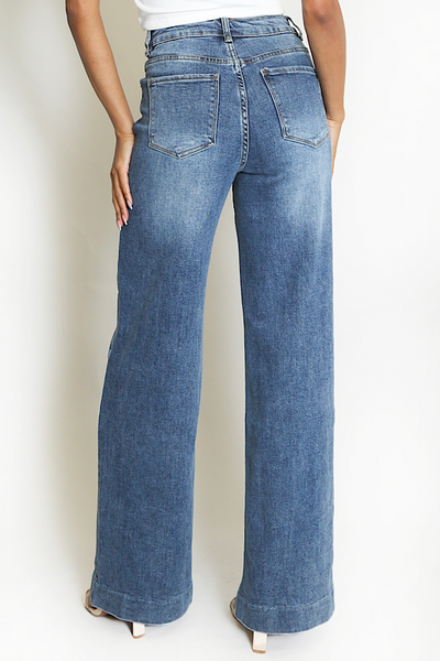 Maisie Wide Leg Stretch Jeans