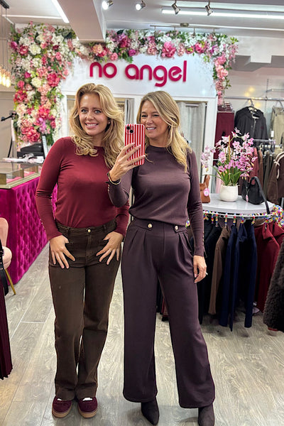 Harriet Gold Button Cuff Fine Knit (3 Colours)