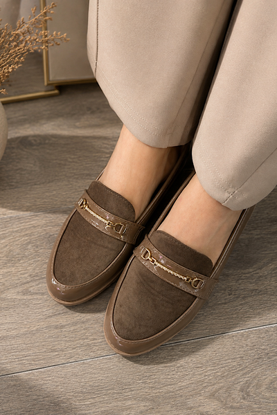 Lexi Loafers In Taupe