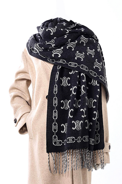 Triomphe Wool Blend Scarf (6 Colours )