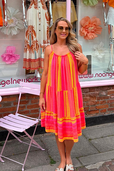 Aztec Cheesecloth Cami Dress