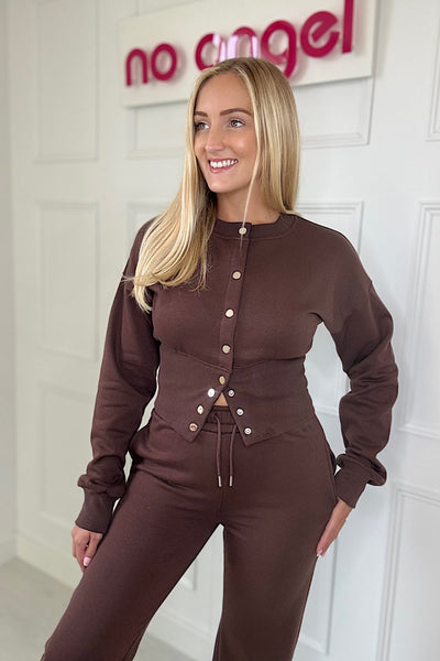 Luna Button Up Jumper & Jogger Co-Ord (4 colours)