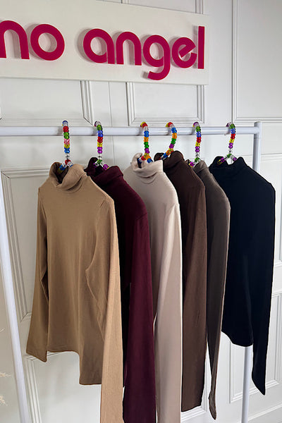 Abbie Fleece Lined Roll Neck (6 Colours)