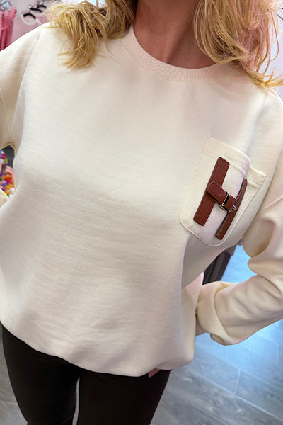 Honor Sweatshirt In Cream