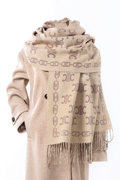 Triomphe Wool Blend Scarf (6 Colours )