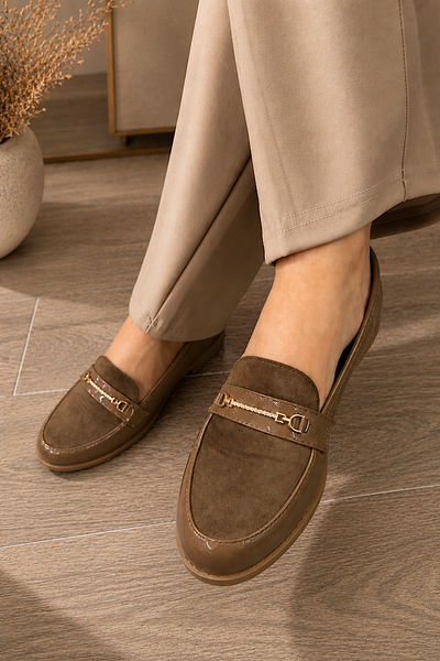 Lexi Loafers In Taupe