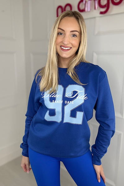Cobalt Blue 92 Sandy Days Sweatshirt