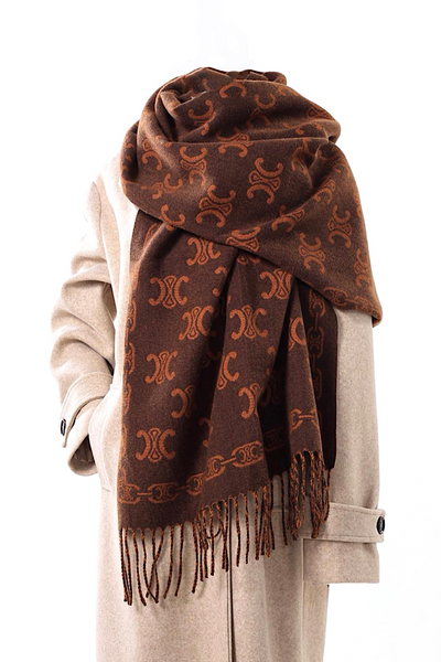 Triomphe Wool Blend Scarf (6 Colours )
