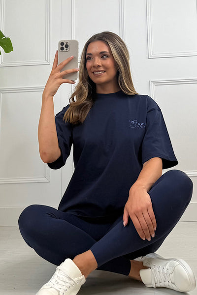 London Soho T-shorting Navy Blue