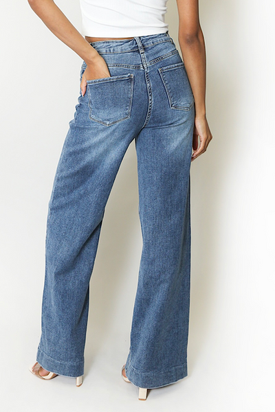 Maisie Wide Leg Stretch Jeans
