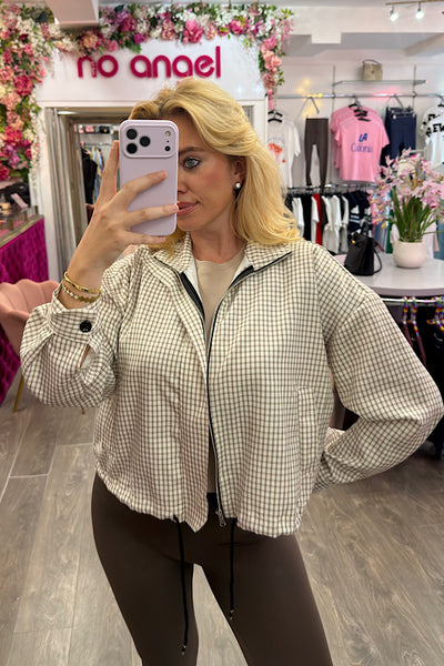 Lottie Gingham Check Lightweight Jacket (3 Colours)