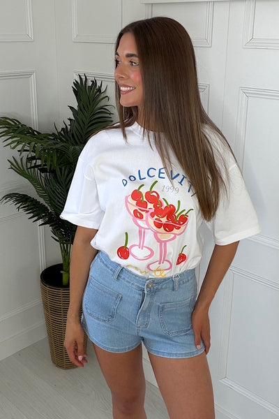 Minka Light Wash Denim Shorts