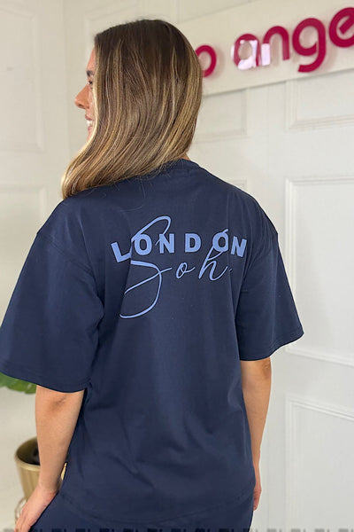 London Soho T-shorting Navy Blue
