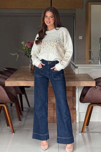 Hina Sequin Knit Jumper