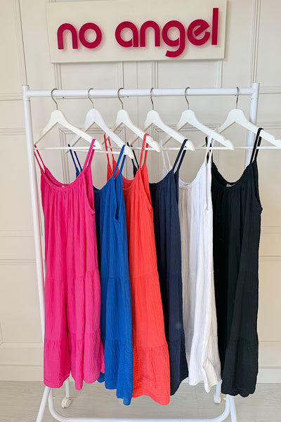 Lola Cheesecloth Dress (6 Colours)