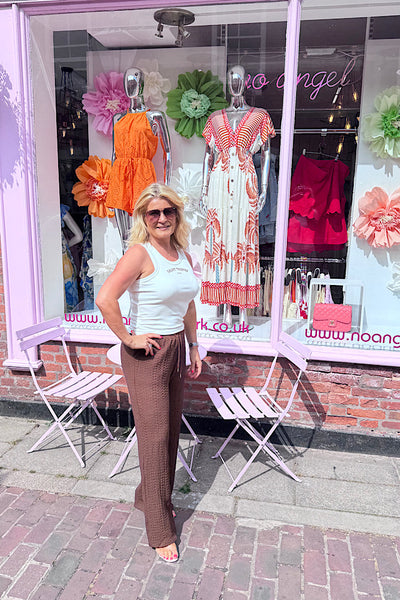 Jasie Textured Wide Leg Trousers (8 Colours)