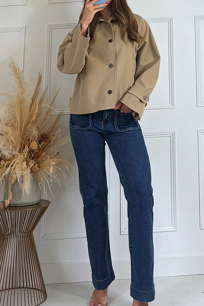 Tilly Trench Coat In Beige