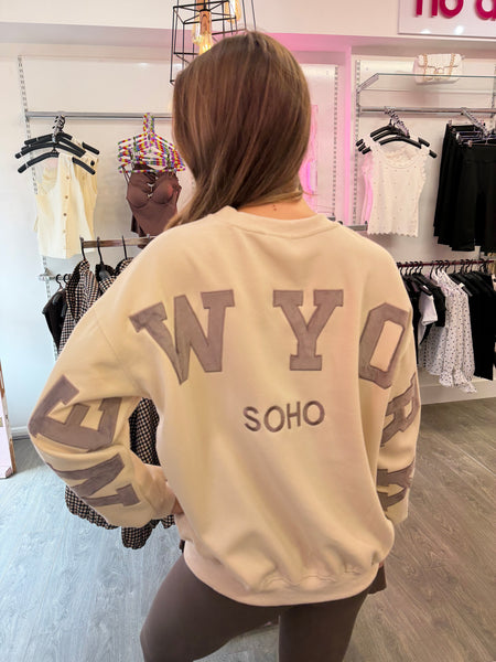 New York Slogan Sweatshirt (5 Colours)
