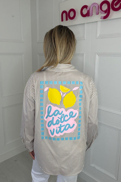 La Dolce Vita Stripe Shirt