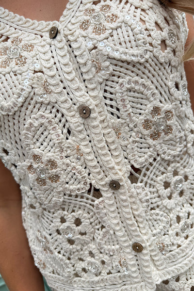Freya Crochet Short Co-ord Set