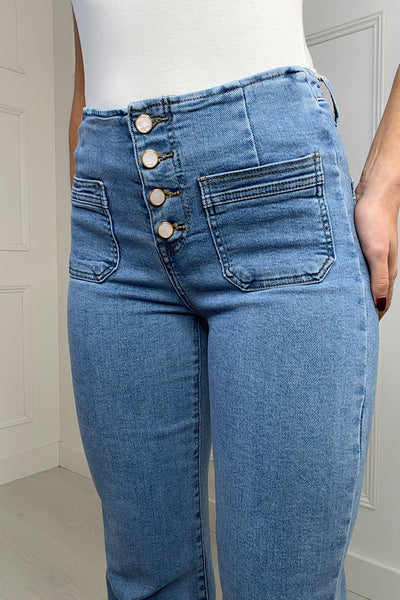 Madeline Pearl Blue Jeans