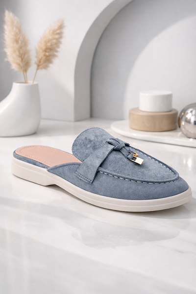 Sloane Slip-On Blue Loafer
