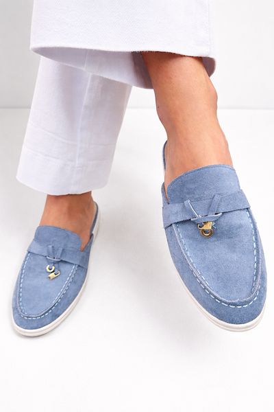 Sloane Slip-On Blue Loafer
