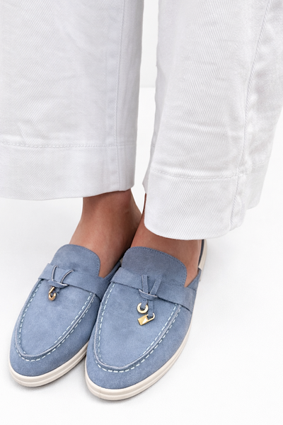 Sloane Slip-On Blue Loafer