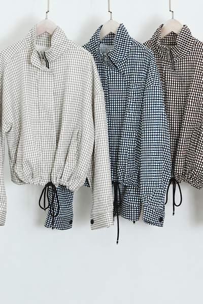 Lottie Gingham Check Lightweight Jacket (3 Colours)